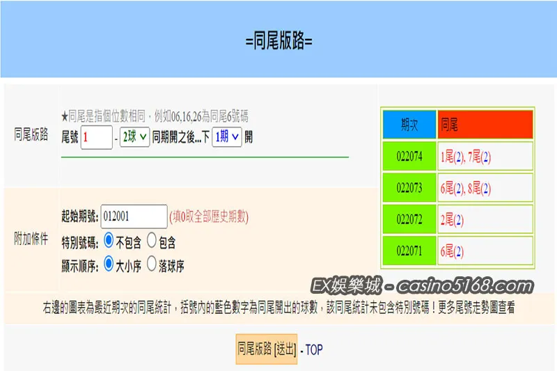 六合彩同尾版路工具 六合彩同尾版路工具