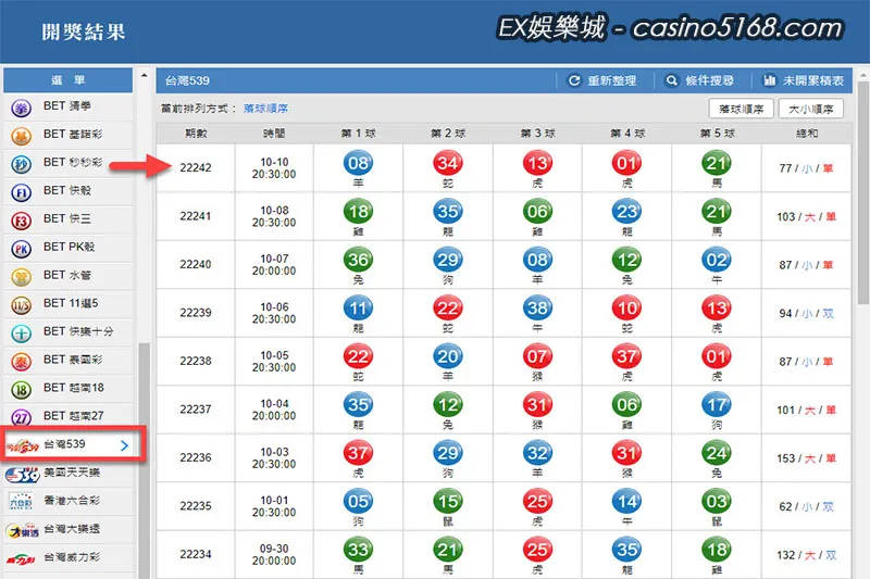 昨天539開什麼號碼 昨天539開什麼號碼