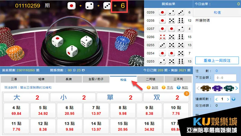 金獅快三和值玩法 金獅快三和值玩法