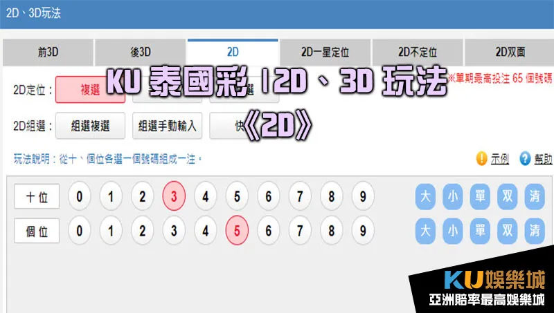 金獅泰國彩2D玩法 金獅泰國彩2D玩法