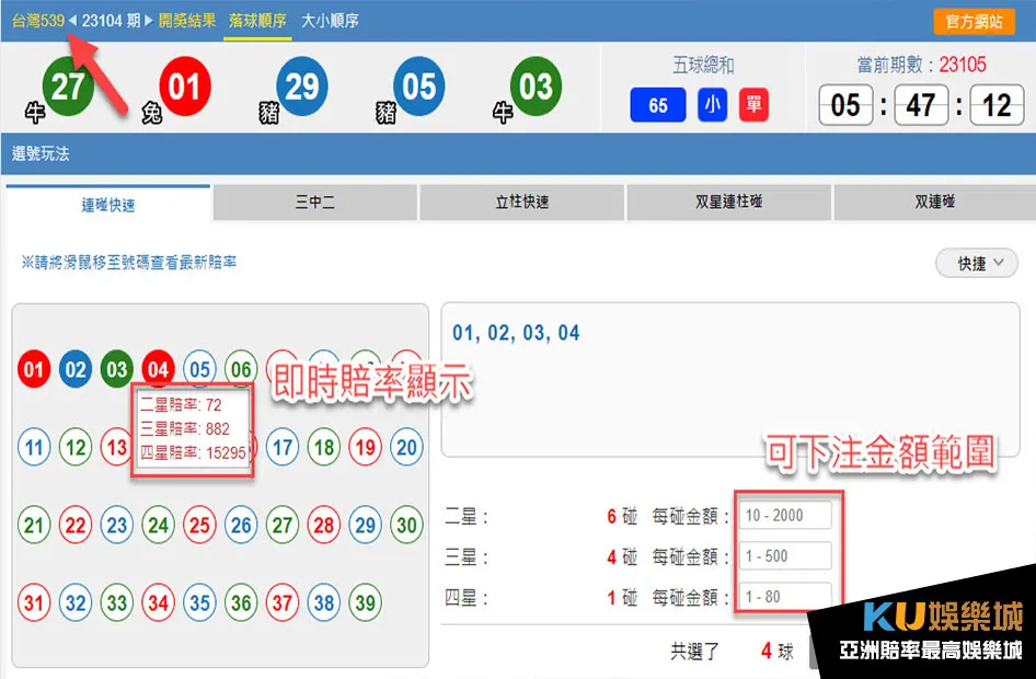 539連碰玩法 539連碰玩法